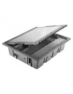 BOITE DE SOL 20P COUVERCLE INOX GEWISS GW24612