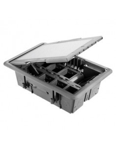 BOITE DE SOL 16P COUVERCLE INOX GEWISS GW24616