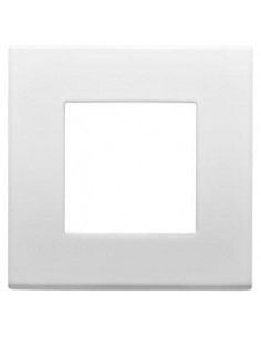 PLAQUE DAHLIA 1 POSTE BLANC GEWISS GW35901AW