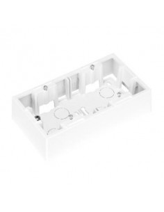 BOÎTES EN SAILLIE DAHLIA 2 POSTES BLANC GEWISS GW35912