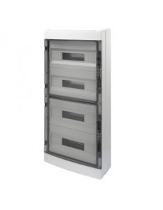 Coffret Saillie QUADRO 72 Modules(4 rangées de 18 modules) IP65 GEWISS GW40109BQ