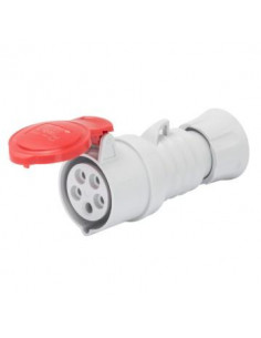 PRISE MOBILE HP IP44 3P+N+T 16A 400V 6H CR GEWISS GW62009FH 2