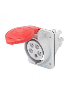 SOCLE PRISE 10°HP IP44 3P+T 16A 400V 6H GEWISS GW62209FH