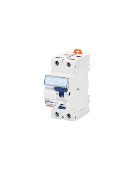 INTERRUPTEUR DIFFERENTIEL 2 POLES 63A TYPE AC 30MA 2 MODULES GEWISS GWD4042
