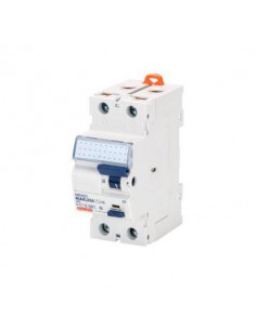 INTERRUPTEUR DIFFERENTIEL 2P.63A ISTANT.A/0,03 2M GEWISS GWD4052 2