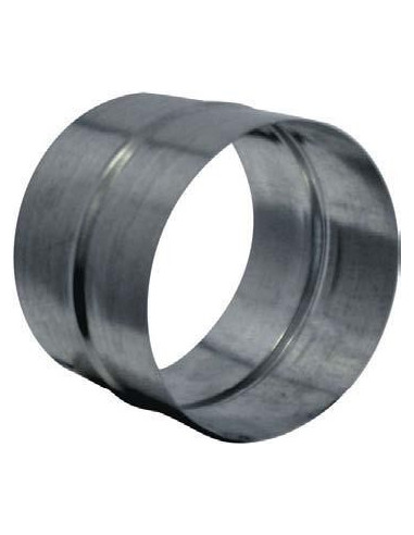 Manchon raccord mâle en acier galvanisé D 80 mm S&P (UNELVENT) 860355