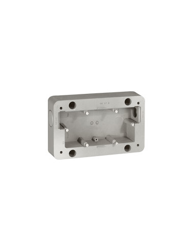 Cadre saillie 2 postes Soliroc IK10 Horizontal ou Vertical LEGRAND 077892