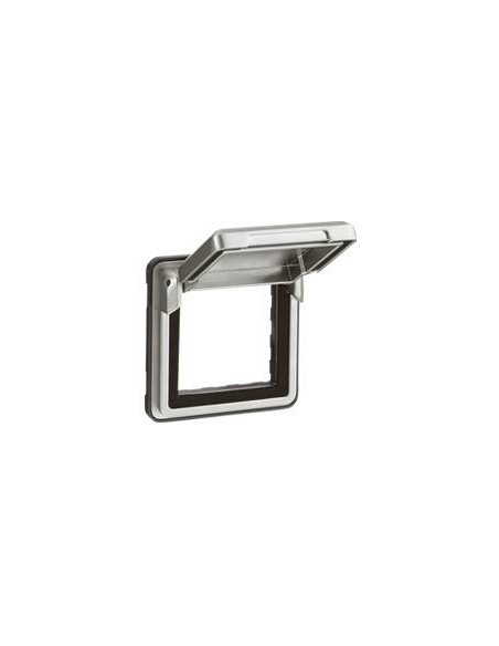 Adaptateur avec volet Soliroc IP55 IK10 pour mécanismes Mosaic 2 modules LEGRAND 077880