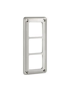 Plaque 3 postes Soliroc IK10 H/V Entraxe 71mm LEGRAND 077853 2