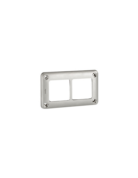 Plaque 2 postes Soliroc IK10 LEGRAND 077852