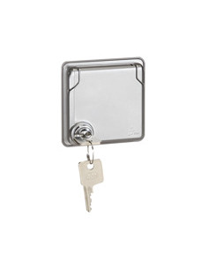 Prise de courant 2P+T à puits français avec volet verrouillé 16A 250V Soliroc IK10 IP55 LEGRAND 077833 2