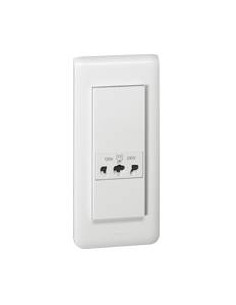 Prise pour rasoir IP24 IK04 Mosaic 5 modules blanc LEGRAND 077586 2