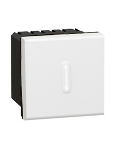 Interrupteur temporisé Mosaic 2 modules blanc LEGRAND 078420