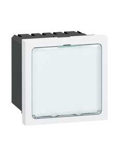 Signalétique lumineuse à LEDs blanches Mosaic 2 modules avec 1 état et puissance 0,2W ou 1W au choix LEGRAND 078520