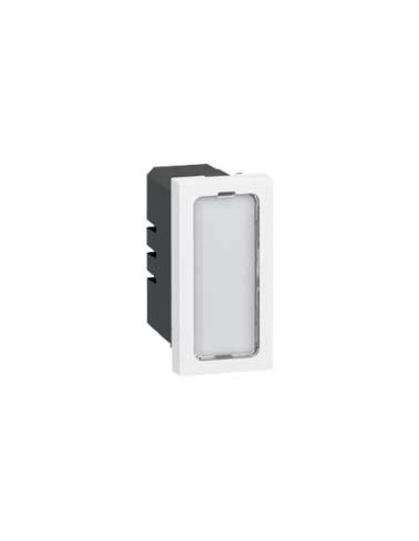 Voyant antimicrobien 12V à 24V 0,2W Mosaic 1 module avec 4 étiquettes de couleur LEGRAND 078551