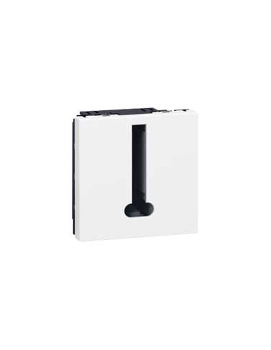 Prise téléphone 8 contacts Mosaic 2 modules blanc LEGRAND 078738