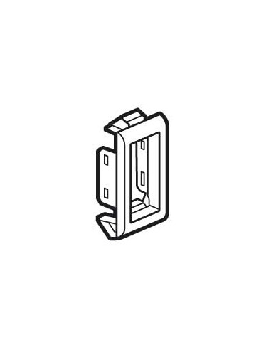 Support de plaque étroit pour paroi mince Batibox 1 module alu LEGRAND 080294