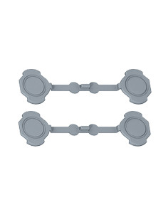 JEU DE 4 BOUCHONS GRIS...