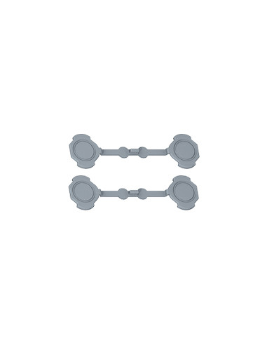 JEU DE 4 BOUCHONS GRIS LEGRAND 069598