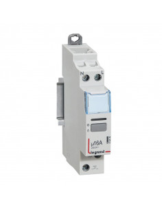 Télérupteur CX³ silencieux avec bornes à vis 1 Pôle 16A 250V~ contact 1F tension commande 230V~ 1 module LEGRAND 412400 2
