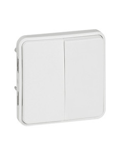 Double va-et-vient composable blanc Artic antimicrobien 10 AX 250 V LEGRAND PLEXO 070726 2