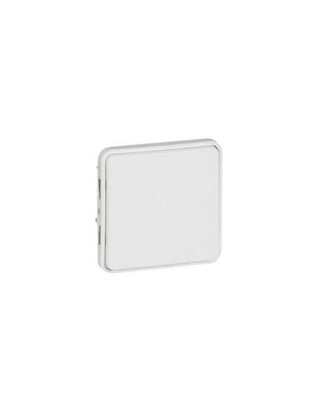 Poussoir Plexo NO composable blanc Artic 10A 250V LEGRAND 070730