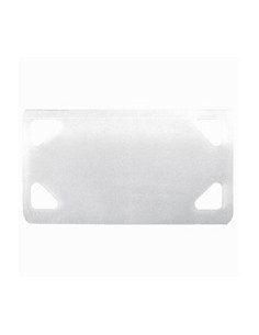100 Plaques d'identifications blanches Colring 38,5x19mm pour colliers largeur 4,6mm maxi LEGRAND 032085