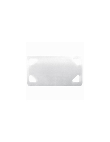 100 Plaques d'identifications blanches Colring 38,5x19mm pour colliers largeur 4,6mm maxi LEGRAND 032085