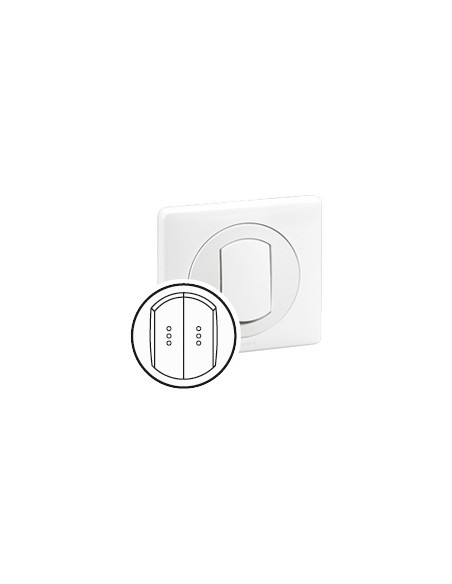 ENJOLIVEUR IP44 DOUBLE VOYANT BLANC LEGRAND 067804