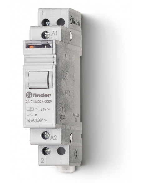 TELERUPTEUR MODULAIRE 12VDC 1NO 16A FINDER 236889