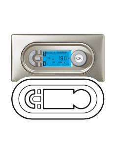 ENJOLIVEUR TITANE THERMOSTAT PROGRAMMABLE LEGRAND 068542