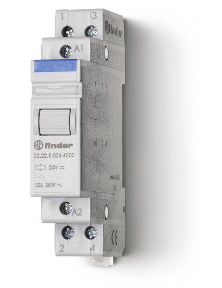 RELAIS MODULAIRE 12VDC 2NO 20A AGSN02 FINDER 123684