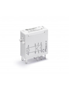 RELAIS EMBROCHABLE 2RT 8A 72VDC AGNI APPLICATIONS FERROVIAIRES FINDER 357430