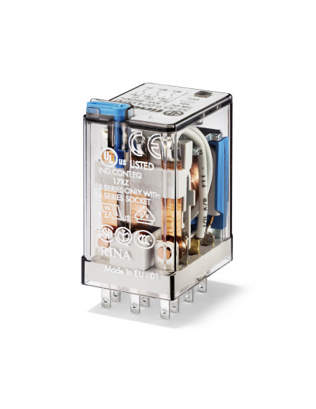 RELAIS EMBROCHABLE 3RT 10A 24VDC LED + DIODE FINDER 094250