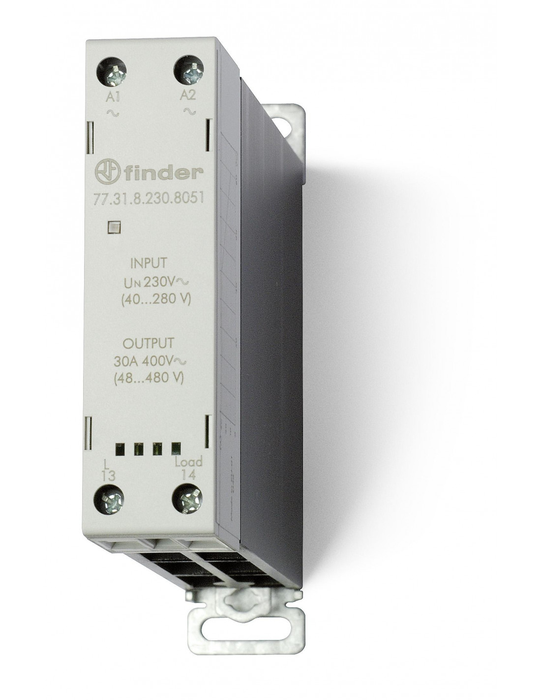Relais statique modulaire 1NO 30A 24V DC commutation instantanée FINDER ...