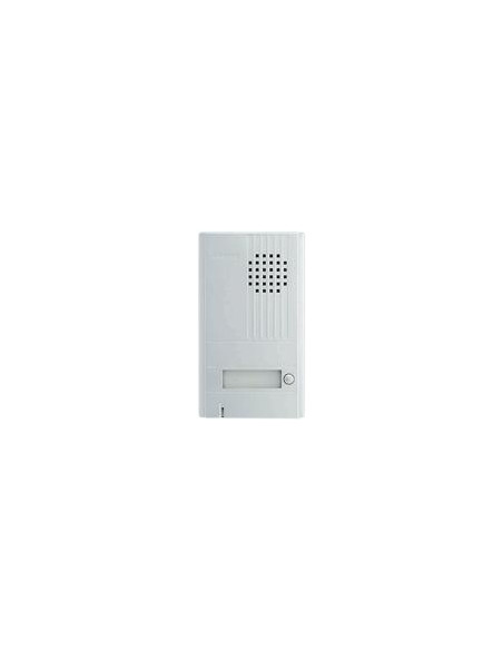 Platine saillie 1BP avec façade aluminium.Epaisseur 22mm DA1DS AIPHONE 110538