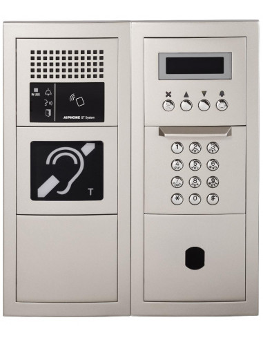 Platine audio modulaire à défilement BOUCLE MAGNETIQUE emplacement vigik AIPHONE 200275
