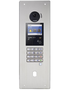 Platine audio/vidéo encastrée inox à défilement des noms NFC BOUCLE MAGNETIQUE AIPHONE 200259 2
