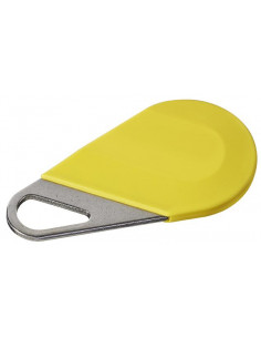 Badge HEXACT type porte clé Jaune AIPHONE HECV2J 150008 2