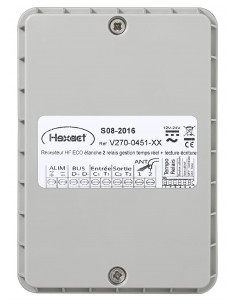 Recepteur HF 868Mhz HEXACT avec antenne intégrée AIPHONE HERECEPT868 150018 2