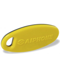 Badge supplementaire gris/jaune pour UGVBT AIPHONE KEYGJ 120173 2
