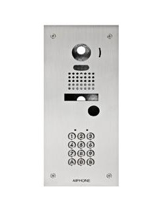 Facade d'adaptation inox avec clavier codé  130220 2