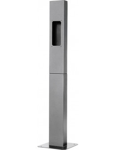 Potelet acier peint avec semelle de fixation pour platine JPDVFLBM AIPHONE 140022 2