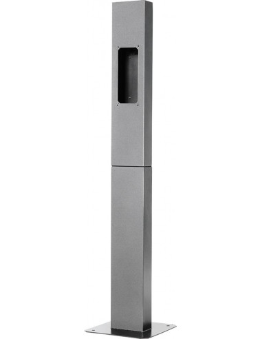 Potelet acier peint avec semelle de fixation pour platine JPDVFLBM AIPHONE 140022