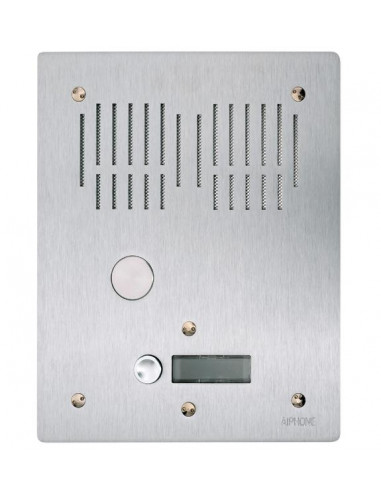 Platine de rue 1 bouton encastree hauteur : 224mm AIPHONE PA1B 100899