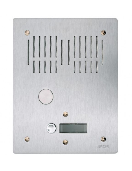 Platine de rue 1 bouton encastree hauteur : 224mm AIPHONE PA1B 100899