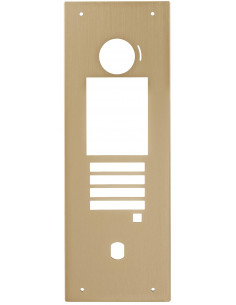 Facade aluminium anodisé champagne pour GTDMBLVN AIPHONE 200269 2
