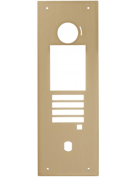 Facade aluminium anodisé champagne pour GTDMBLVN AIPHONE 200269