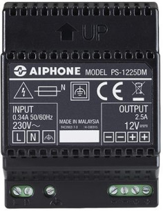 Alimentation modulaire 230vac/12vcc 2 5A AIPHONE 110915 2