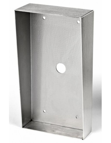 Cadre saillie inox avec visiere pour façades FDB1 FDB2 et FDB4 AIPHONE SKDB 118722
